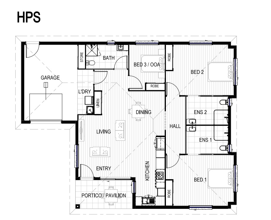 Family-Friendly, Fully Accessible HPS Living! — Floorplan 1