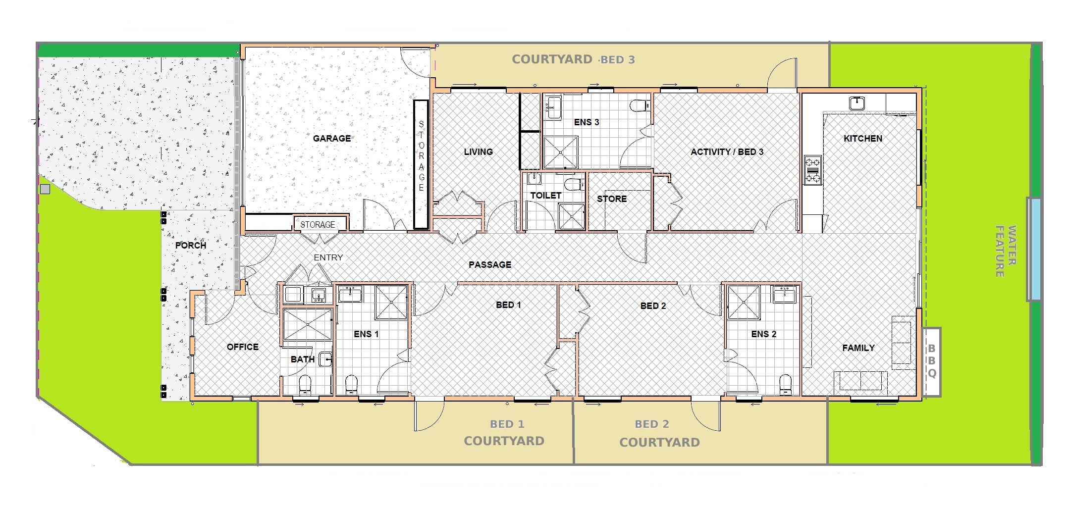 Cranbourne South HPS Home - Accessible Living with Private Courtyards in Cranbourne South