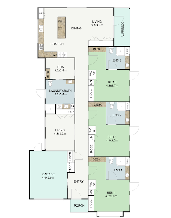 3 Bedroom Shared Home, Dudley Park in Dudley Park