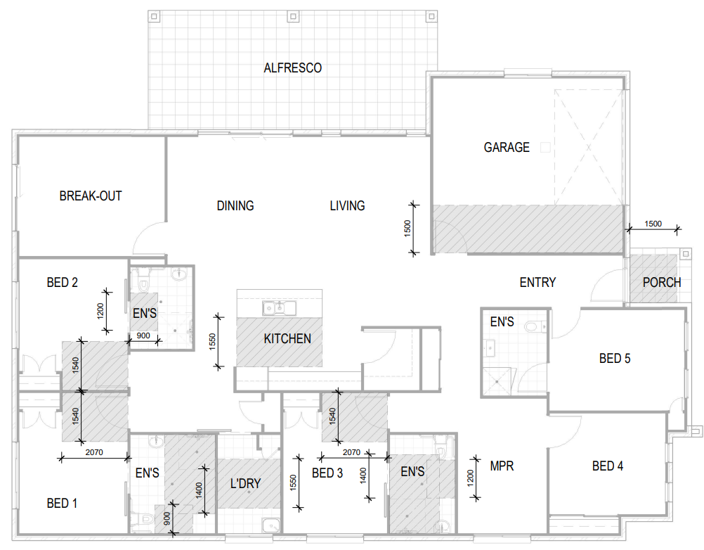 18 Meiklejohn Circuit - Collingwood Park — Floorplan 1