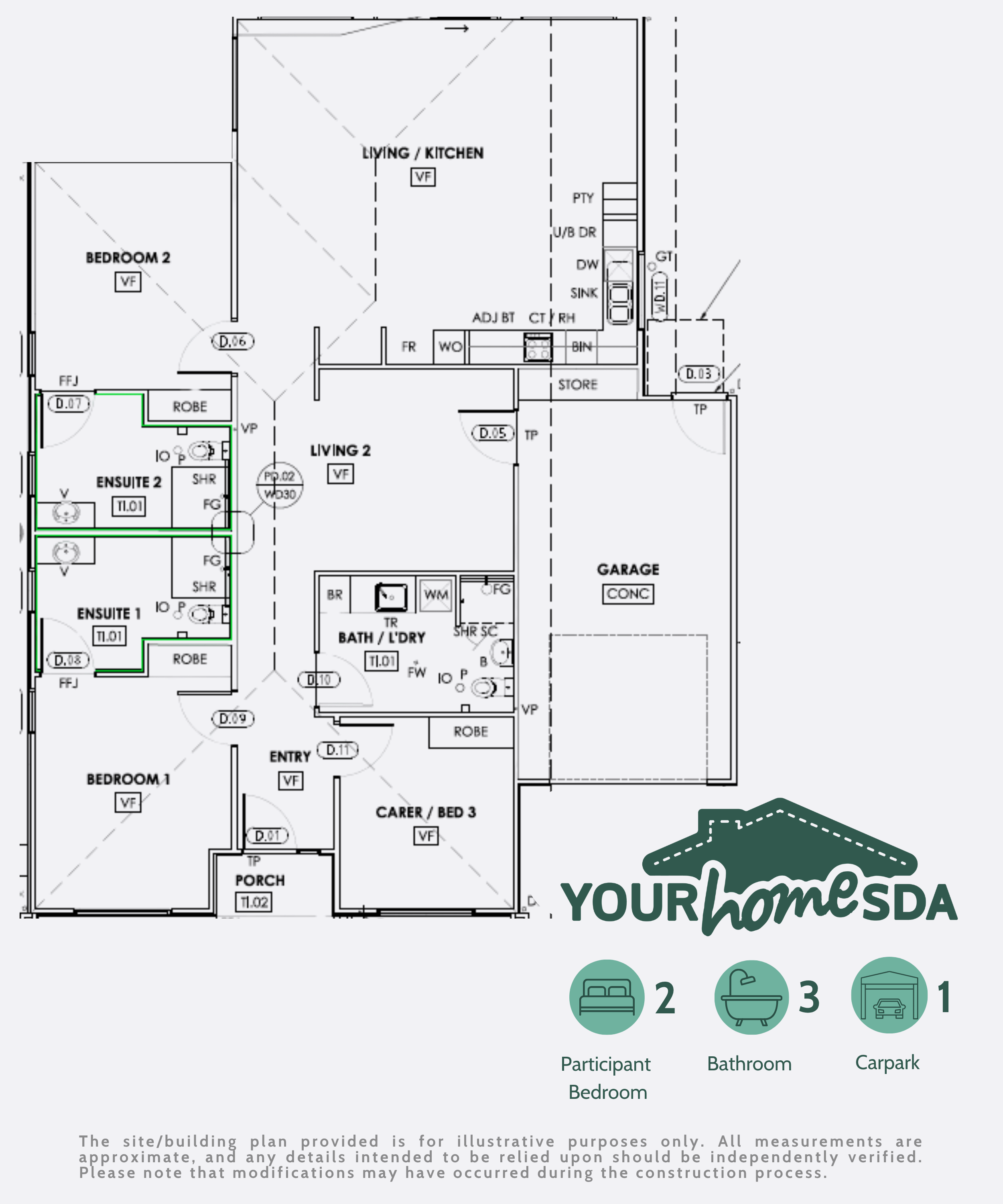 Mount Gambier, SA 5290 — Floorplan 1