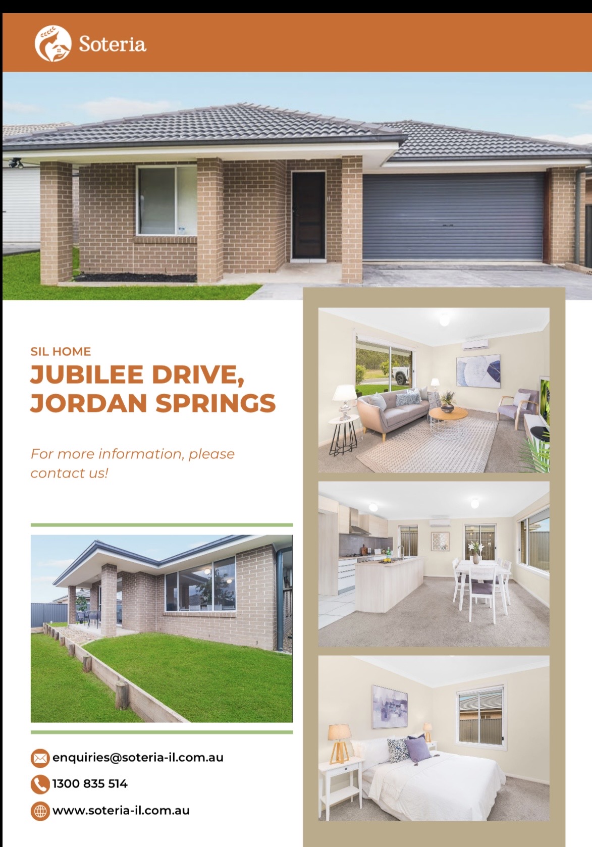 Jordan Springs SIL home — Floorplan 1