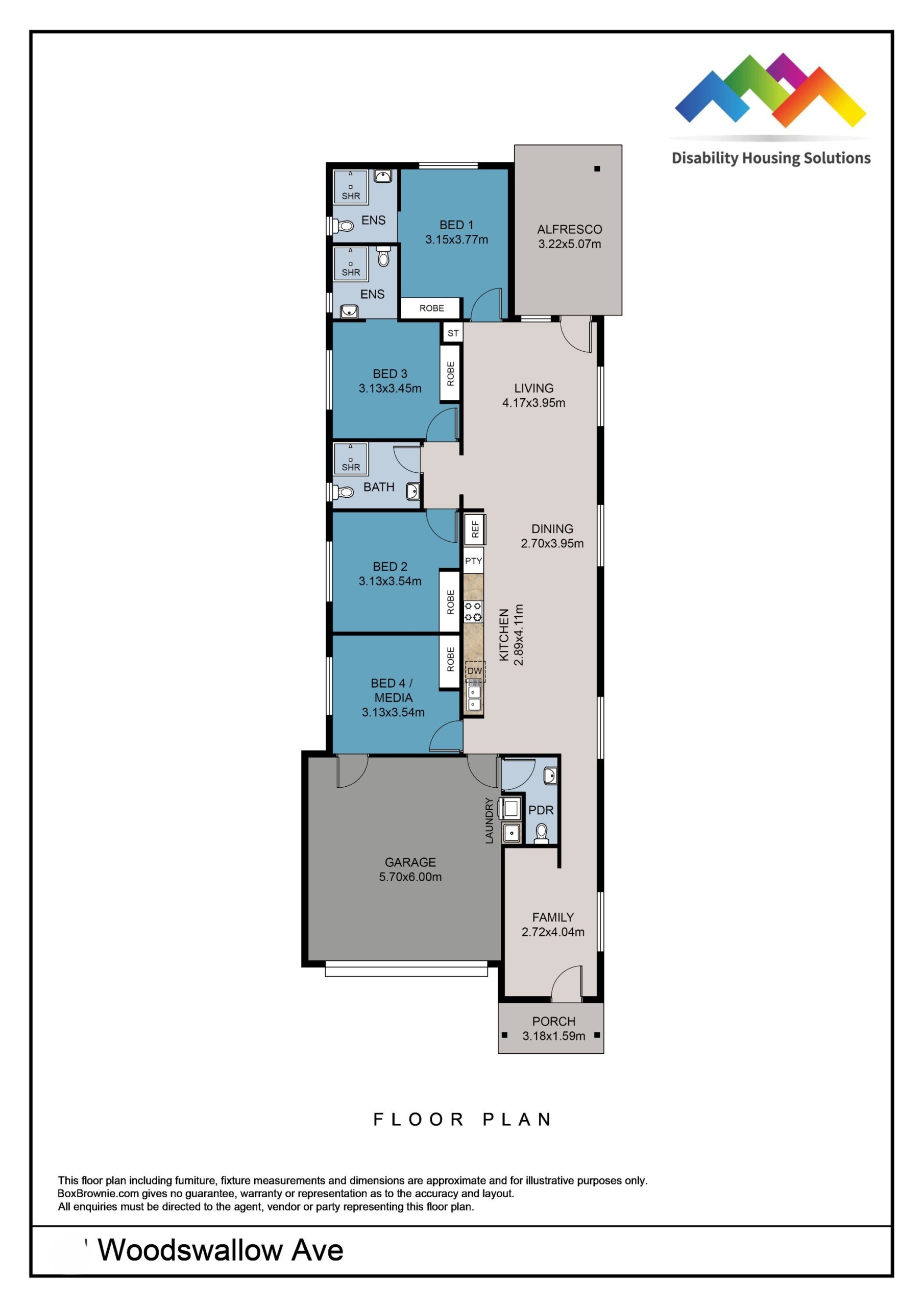 POINT VERNON, HERVEY BAY QLD – ROBUST HOUSE — Floorplan 1