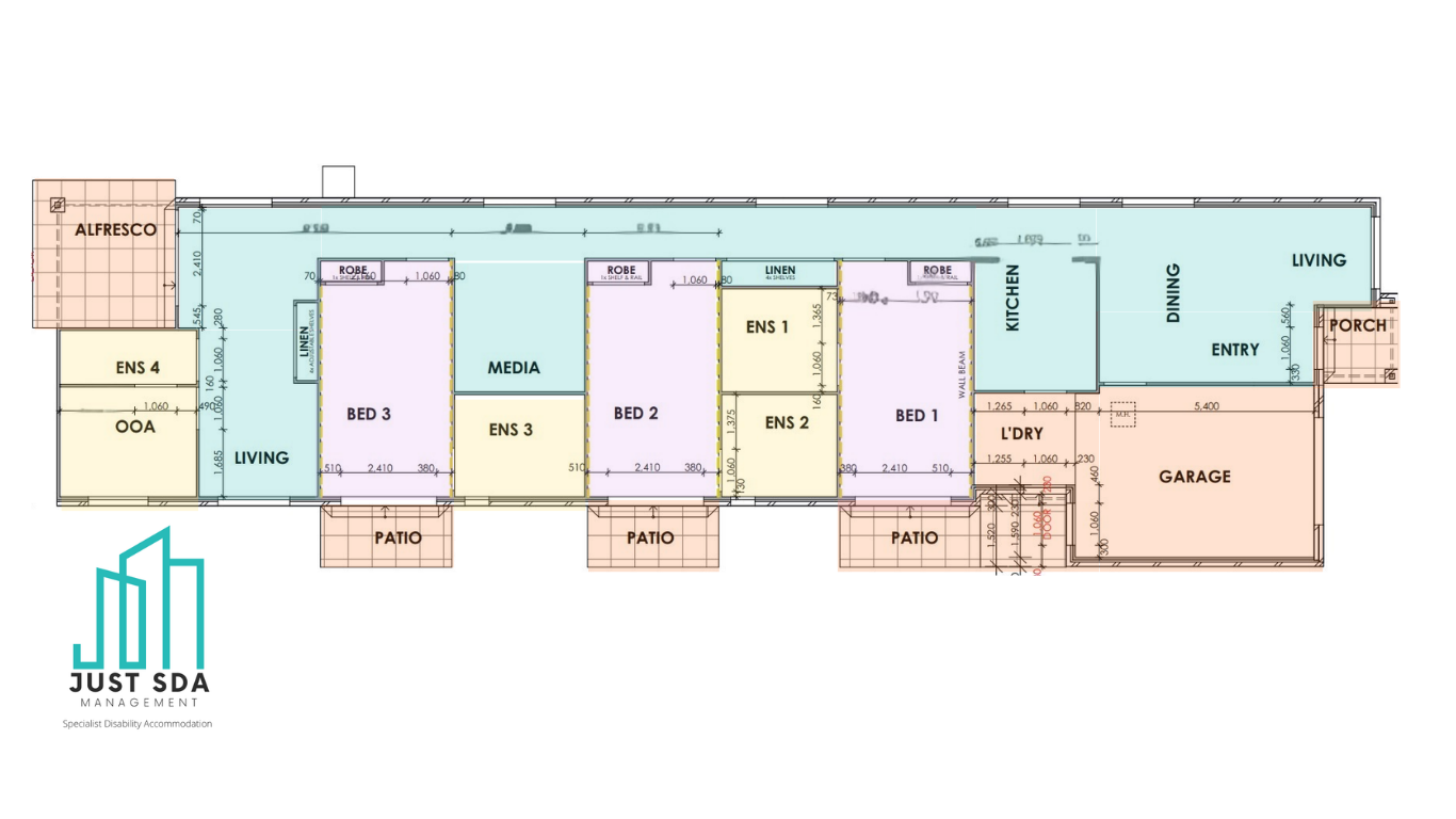 Lakeside Living Meets High Physical Support — Floorplan 1