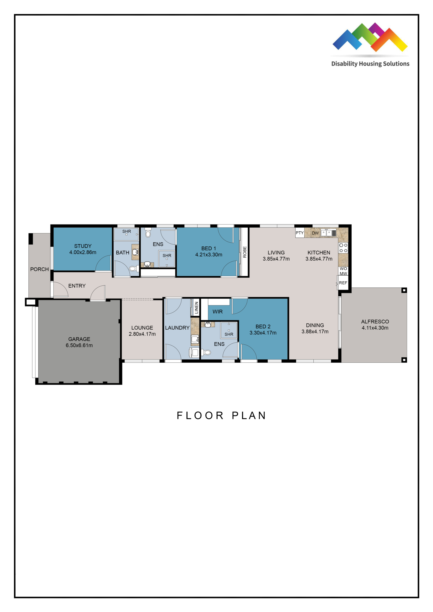 SINAGRA WA – HIGH PHYSICAL SUPPORT HOME — Floorplan 1
