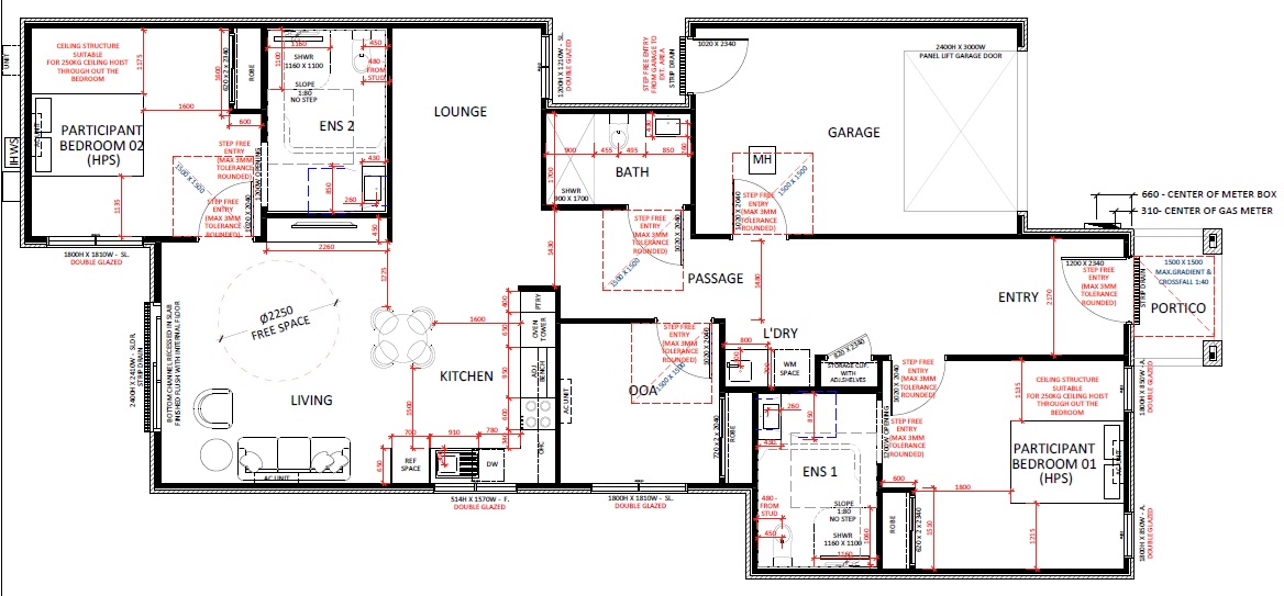 Thomastown Luxury – Premium High Physical Support 2+1 SDA Home — Floorplan 1