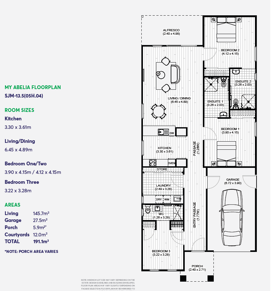 SDA High Physical Support Home in Sorell Tasmania — Floorplan 1