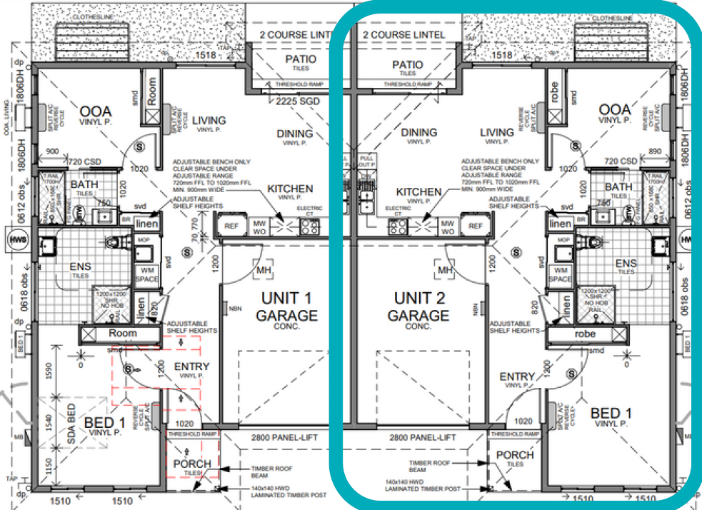 Unit2/1 Stoneway – COSGROVE — Floorplan 1