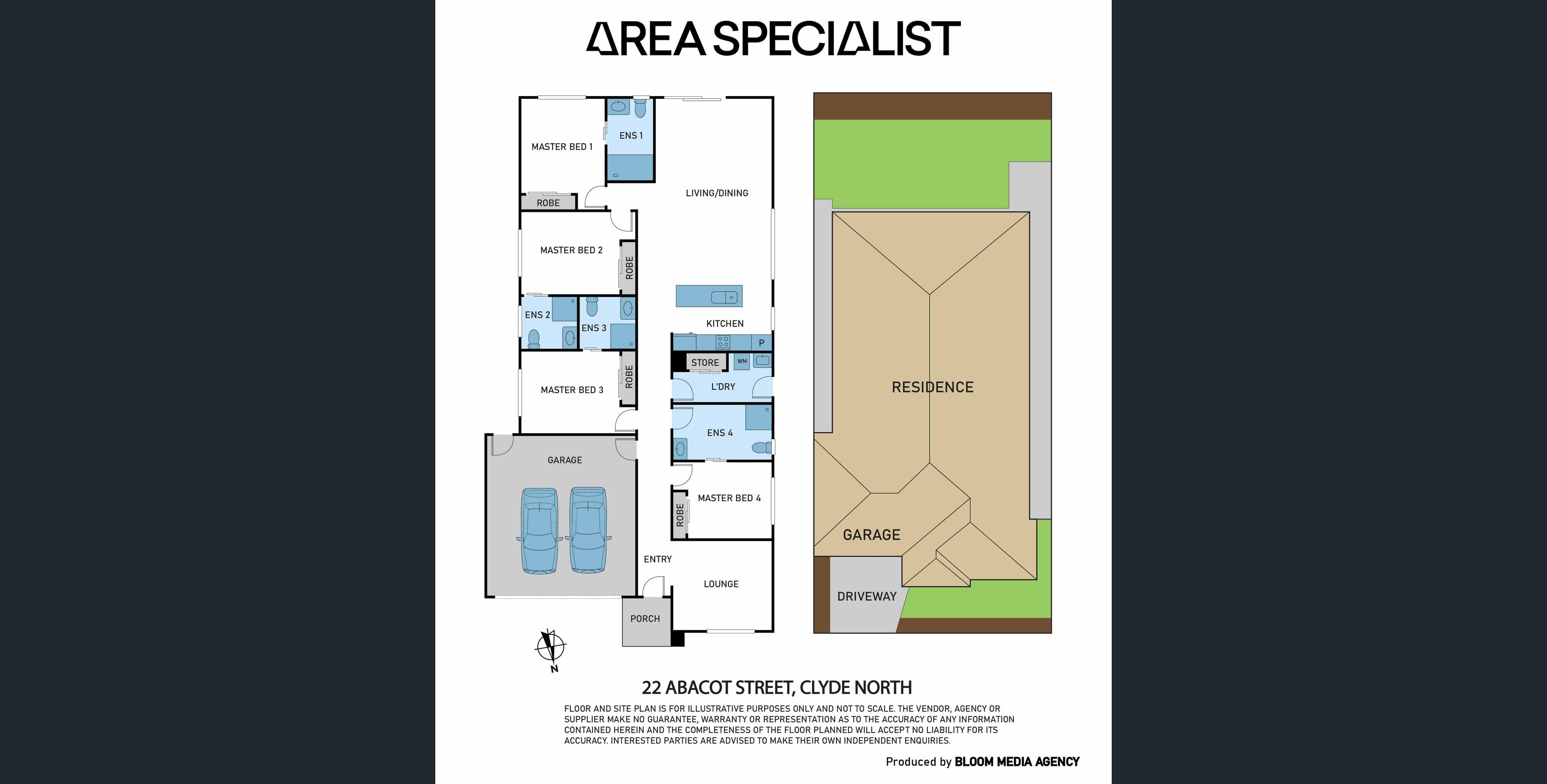 Clyde North – SDA Improved Liveability House for 3 Residents — Floorplan 1