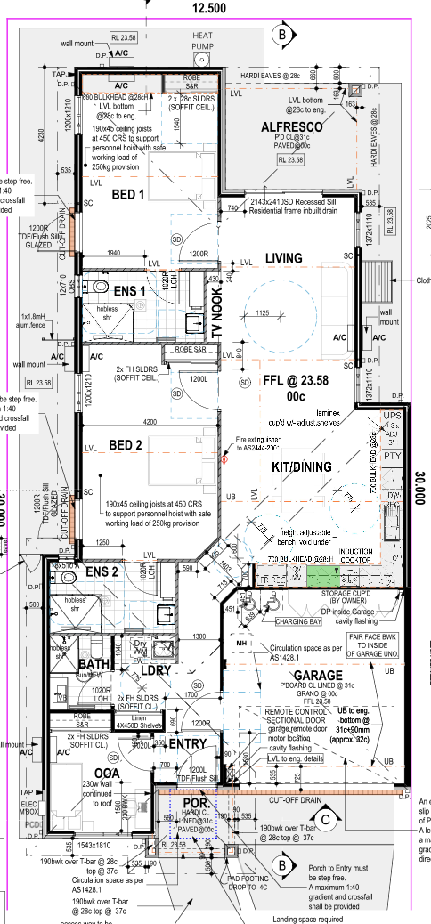 Mandogalup SDA House — Floorplan 1