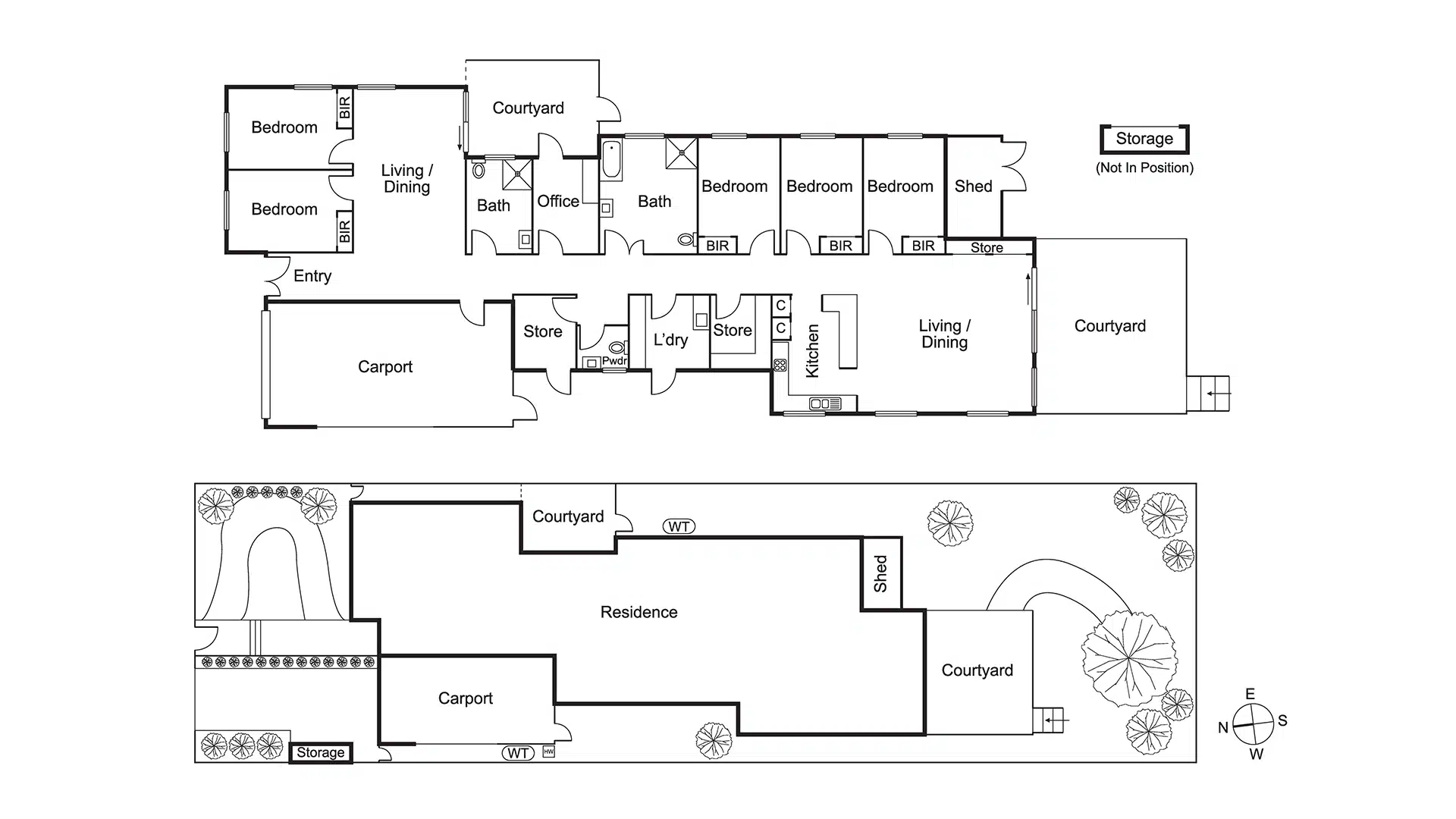 Asquith – shared 5-bedroom all male home — Floorplan 1