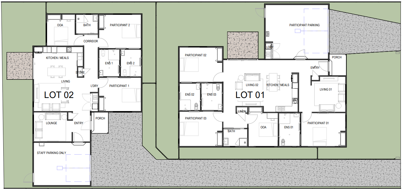 Modern 2 & 3 Bedroom HPS Homes in Glenroy — Floorplan 1