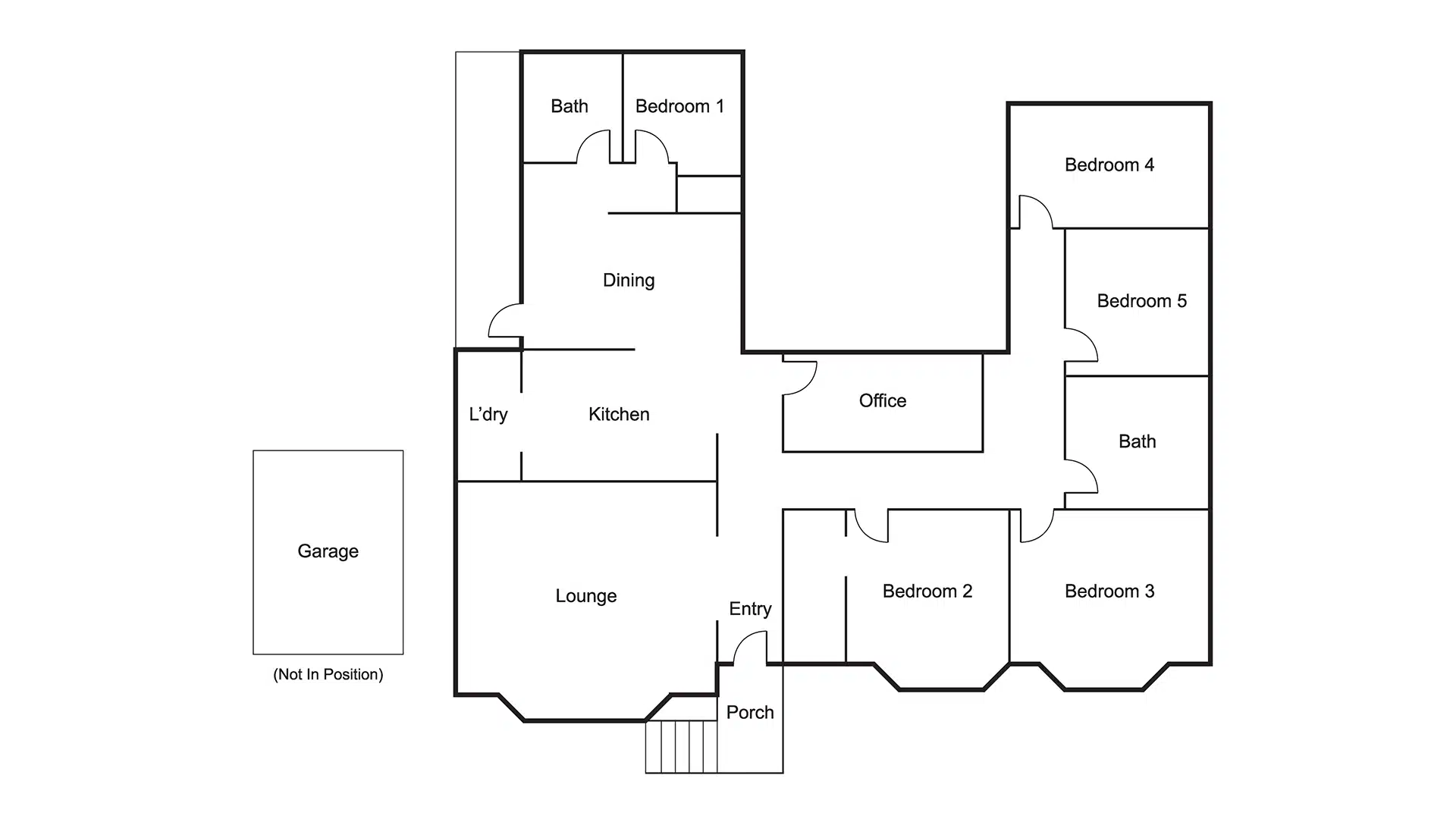 Allambie Heights - shared 5-bedroom home — Floorplan 1