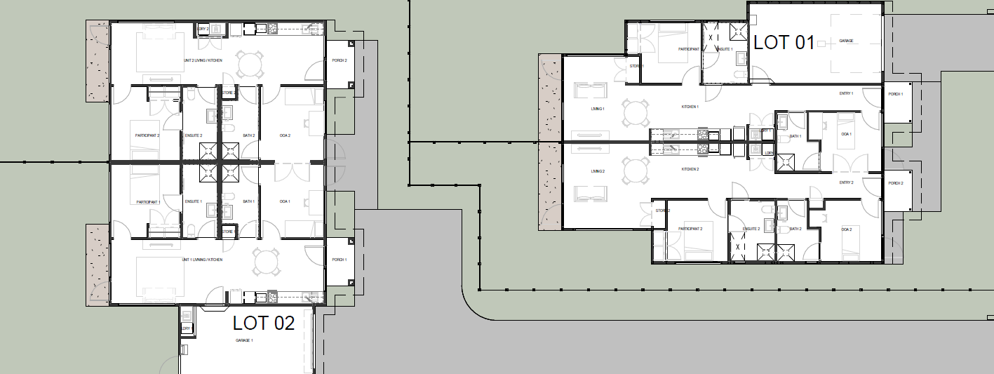 Jefferson - Semi-Independent Robust Villas in Bairnsdale — Floorplan 1