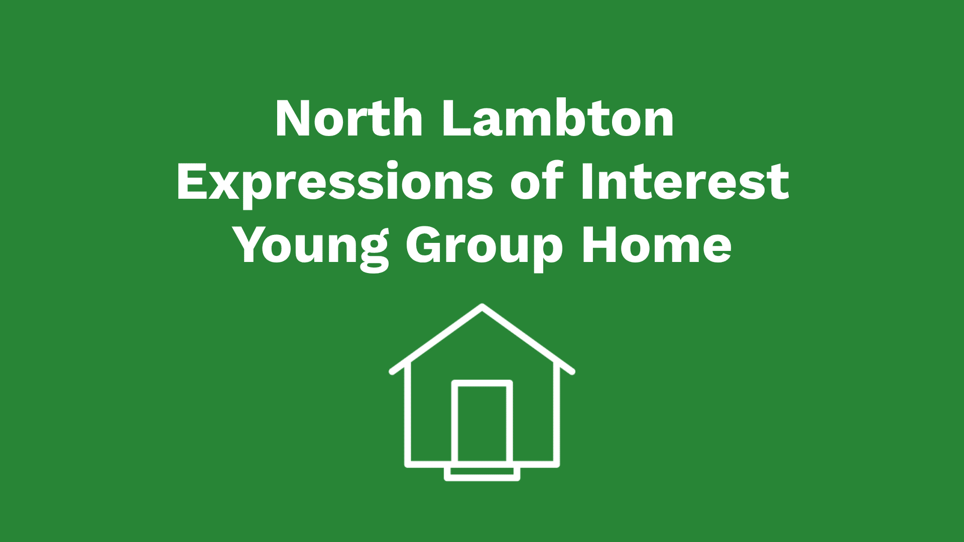 North Lambton – Expressions of Interest Now Open in North Lambton