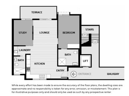 Frankston: High Physical Support unit — Floorplan 1