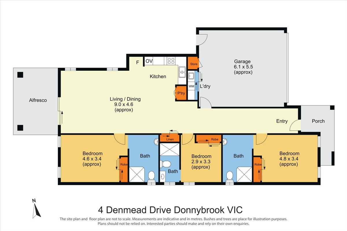 High Physical Support SDA 2 Participants Two Independent Homes on One Title — Floorplan 1