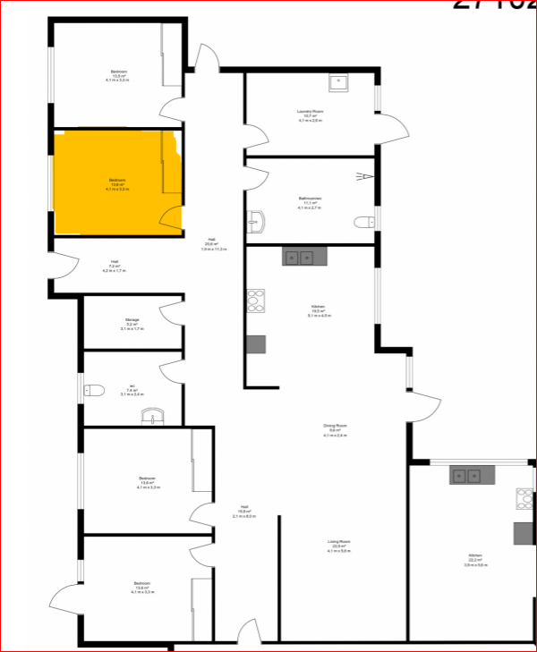 Enjoy the charming and peaceful living in Reservoir! — Floorplan 1
