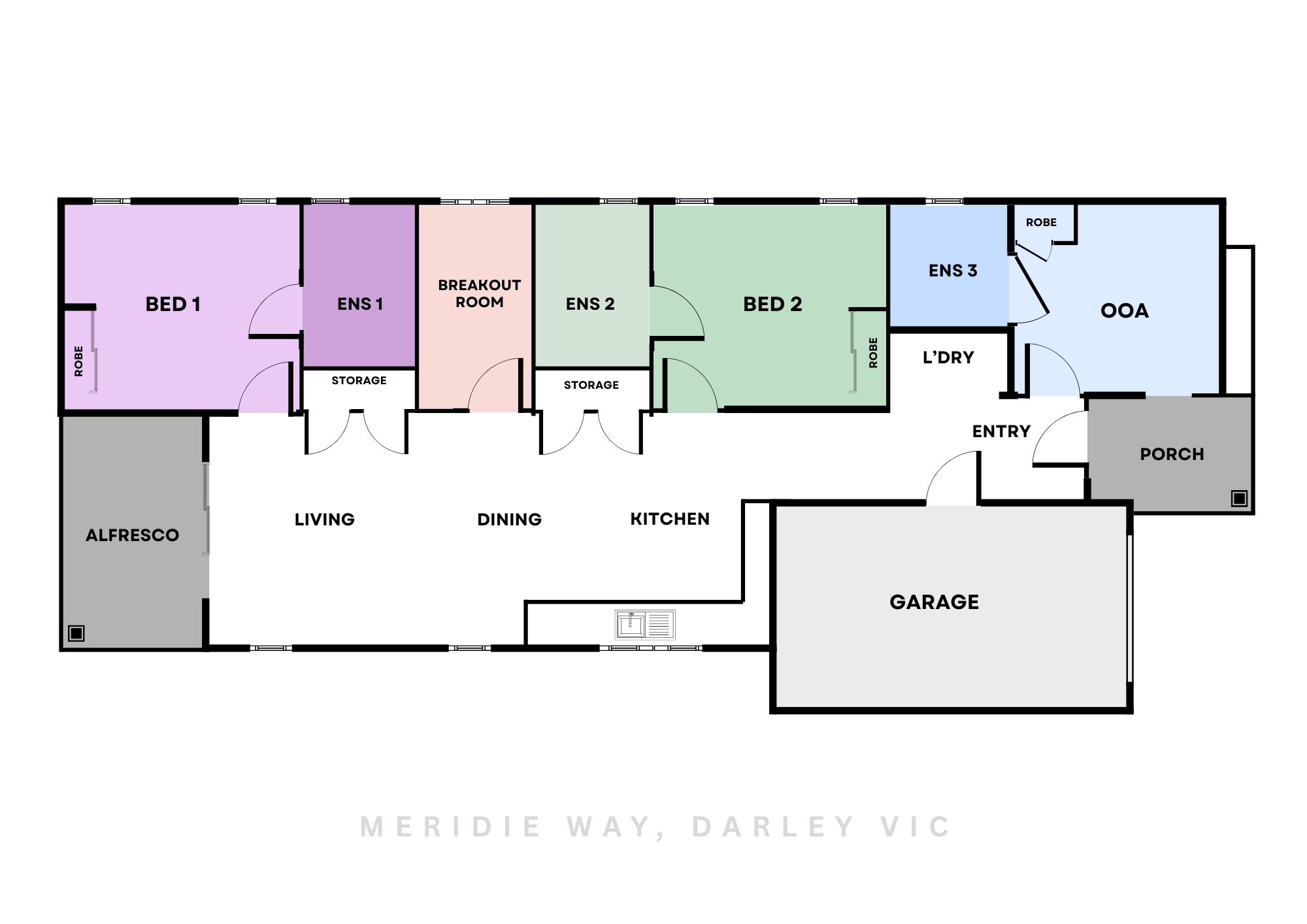 MERIDIE, Darley, VIC - ROBUST/IL — Floorplan 1